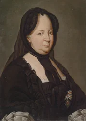 Kaiserin Maria Theresia in Witwentracht